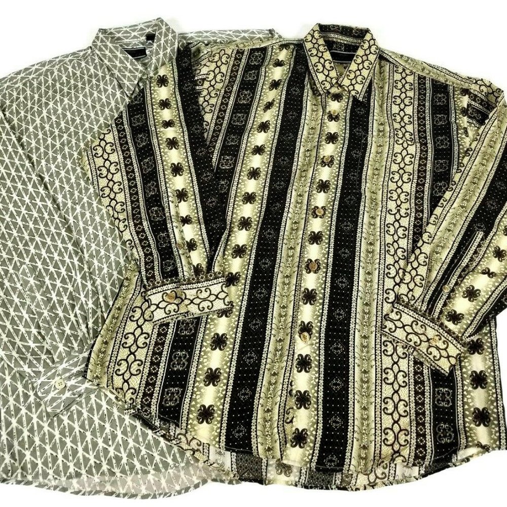 Sergio Vadducci Men's XL Long Sleeve Shirts